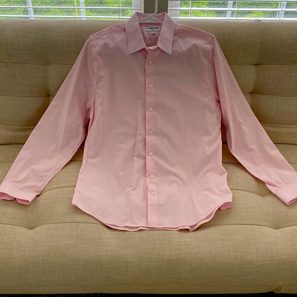 Express 1MX Extra Slim large 16-16 1/2 button-up shirt